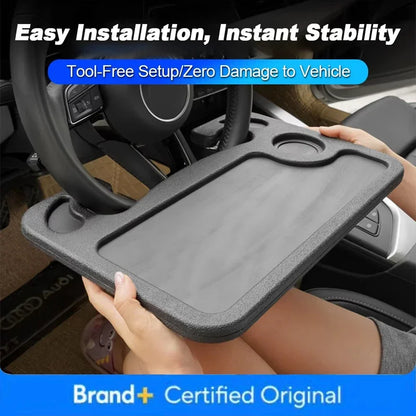 Car Steering Wheel Dining Table Bracket Car Table Car Laptop Computer Desk Mount Stand Table Sturdy and Durable Vehicle Table