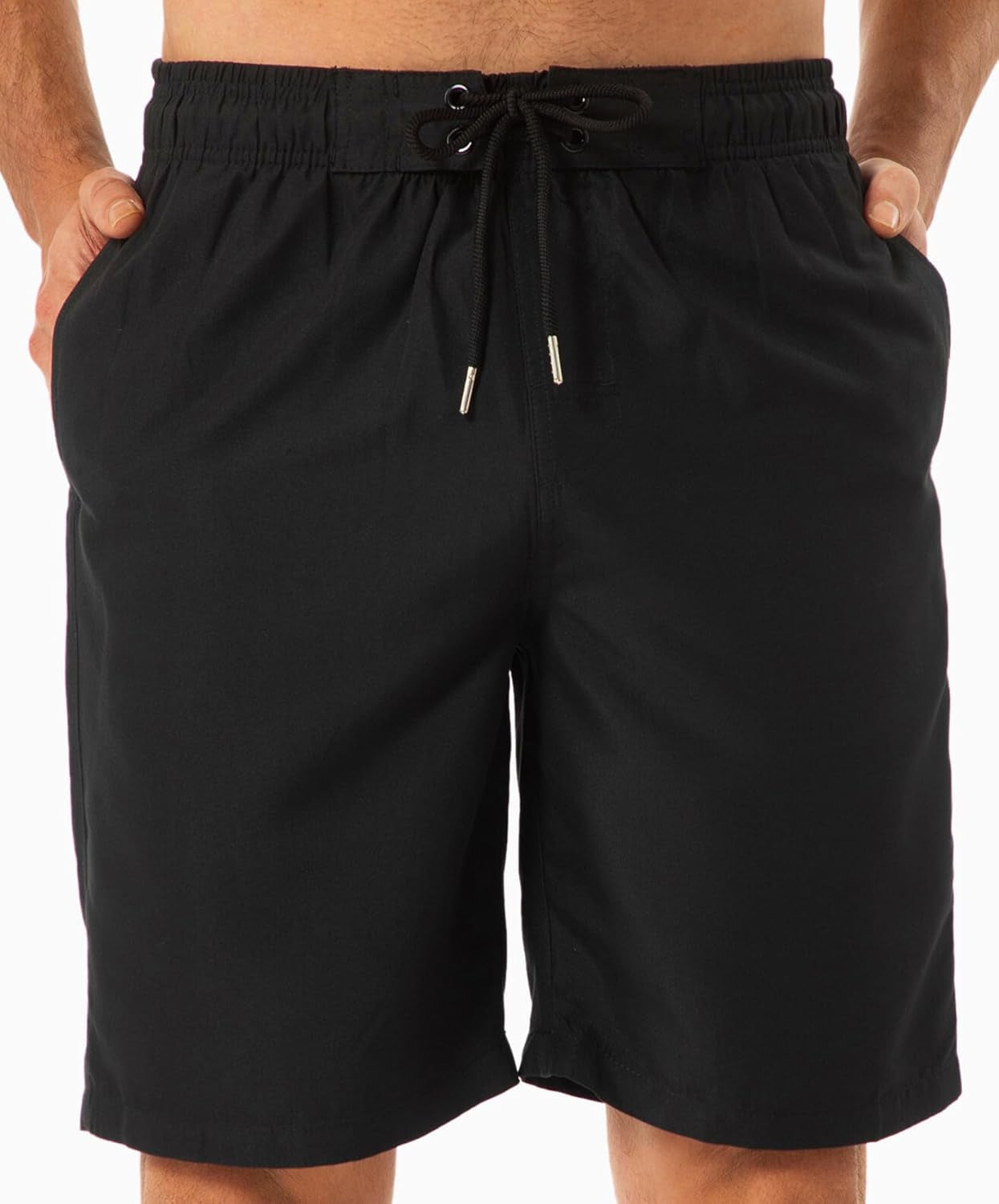 Mens Swim Trunks Long, Quick Dry Boardshorts, 9 Inches Inseam Bathing Suits with Mesh Lining